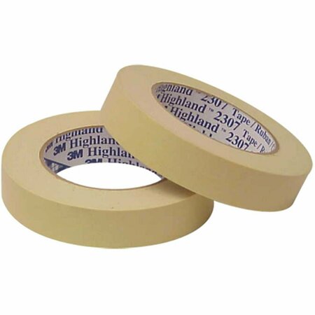 SWIVEL 3M- 2307 Masking Tape - Natural - 0.5 in. x 60 yds. SW3361065